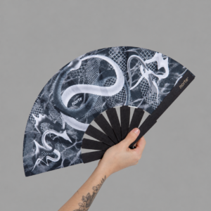 Abanico Uroboros Silver