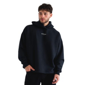 Hoodie Boxy Shock Black Samples