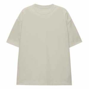 Remera Oversize Beige Blanks