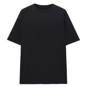 Remera Oversize Negra Blanks