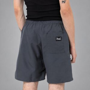 Short Grey Microfibra Rituals — Vista adicional sobre fondo gris