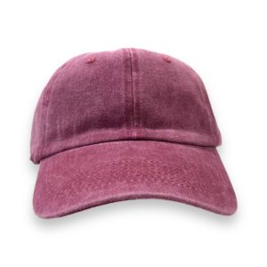 Gorra vintage lisa bordo