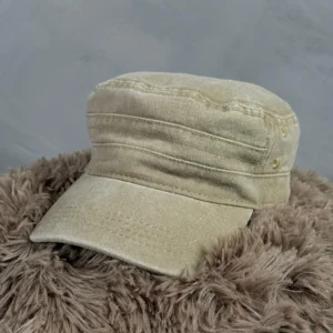 Gorra Vintage Visera Corta Beige