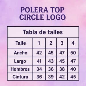 Polera Top Circle Logo Vieja Scul