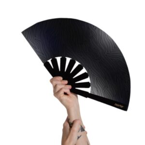 Abanico Wild Lights Black