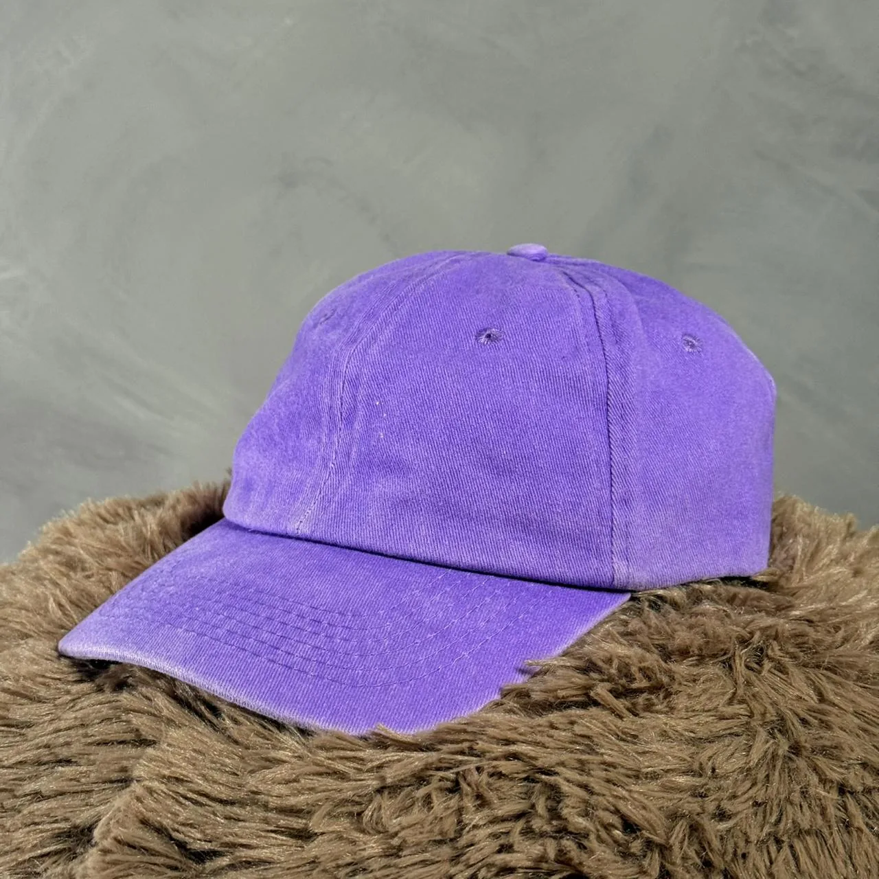 Gorra vintage lisa violeta