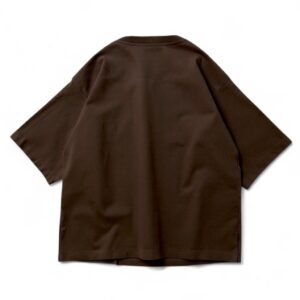 Remera Boxyfit Marrón Blanks