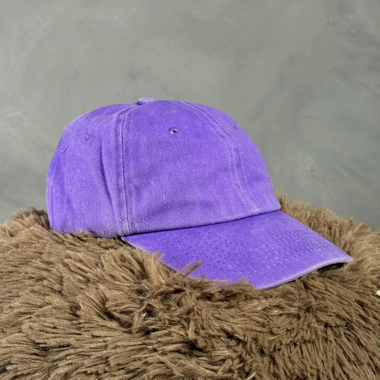 Gorra vintage lisa violeta - Imagen 2