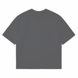 Remera Boxyfit Gris Oscuro Blanks