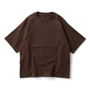 Remera Boxyfit Marrón Blanks