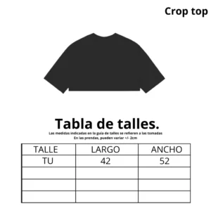 Crop Top Basico Marrón