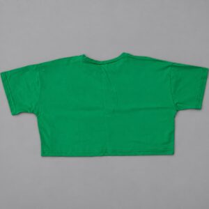 Crop Top Verde con Plateado Paul Marti — espalda
