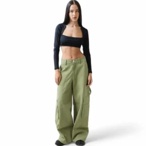 Pantalon Cargo 601 wmn Verde Samples