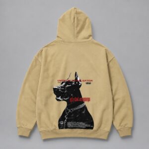 Hoodie Dog Rituals — Foto secundaria sobre fondo gris