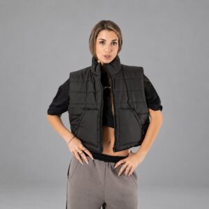 Chaleco Puffer Crop Fantasy VS
