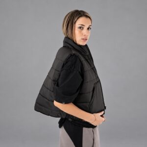 Chaleco Puffer Crop Fantasy VS