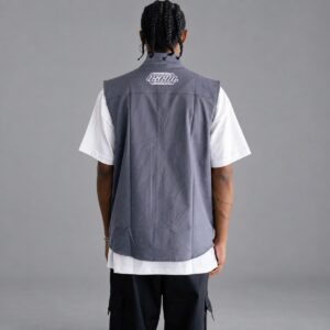 Chaleco Extinction Logo Gris VS
