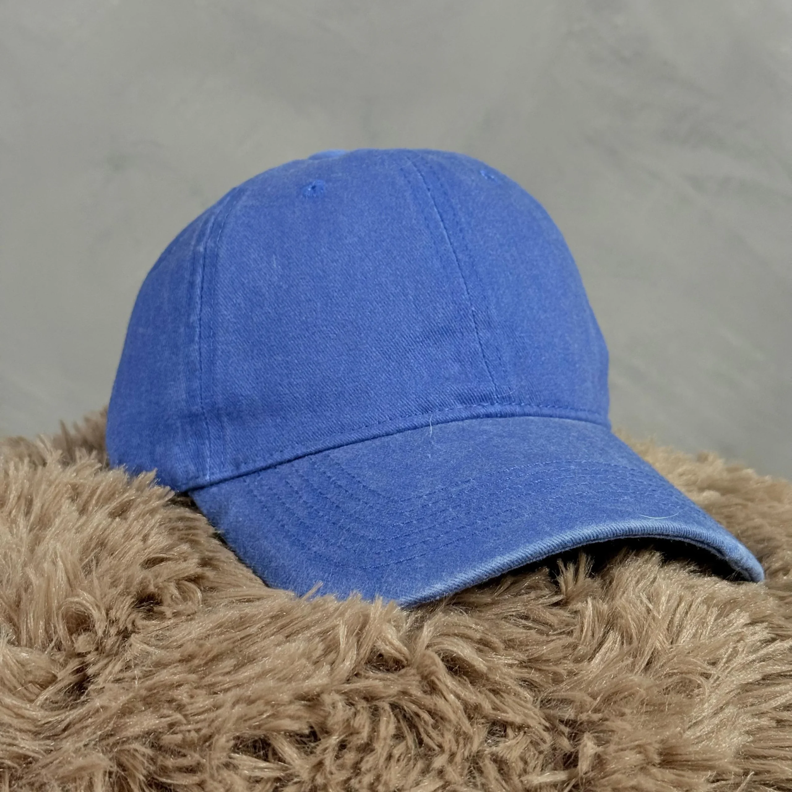 Gorra vintage lisa azul - Imagen 2