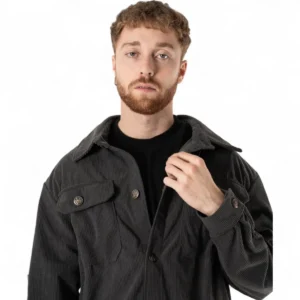 Camisaco Corderoy Gris