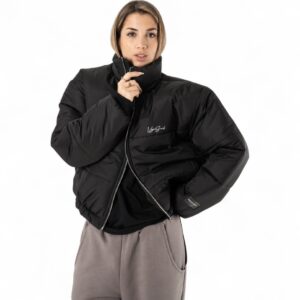 Campera Puffer Boxy Sign Black
