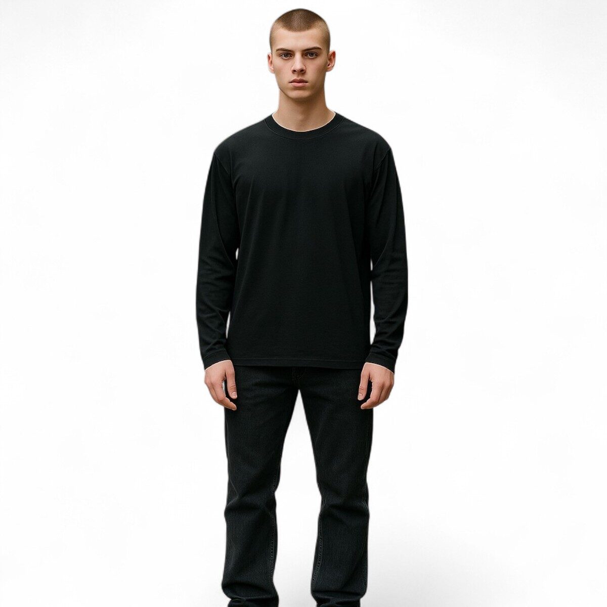 Camiseta Térmica Frizada Negra