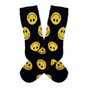 Medias negras caritas felices