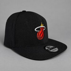Gorra NE Miami Heat Negra