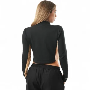 Campera Racing Marrón y Negro VS