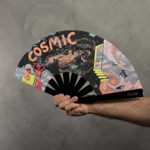 Abanico Cosmic Trip Neon