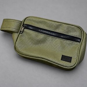 Necesser Verde Militar Ecocuero