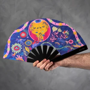 Abanico Sun Queens Pink Neon