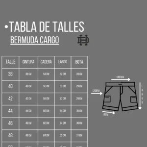 Bermuda Dongy Cargo Marrón