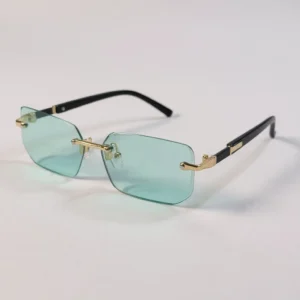 Gafas “Luxe Edge” Verde Agua