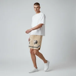 Short Rústico Oversize Cráneo