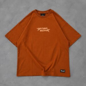 Remera Heaven Oversize Rituals — Prenda · frente sobre fondo gris