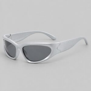Gafas Cyclone Metallic Gray Clear - iluminación de estudio