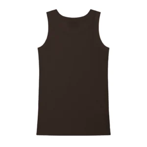 Musculosa Slim Marrón Blanks