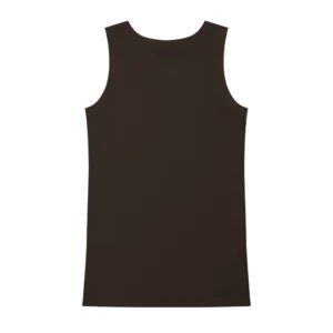 Musculosa Slim Marrón Blanks