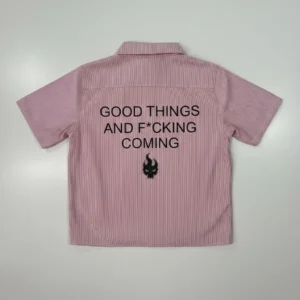 Camisa de Seersucker boxy fit 