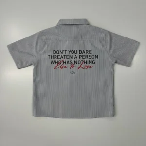 Camisa de Seersucker boxy fit “Oval”