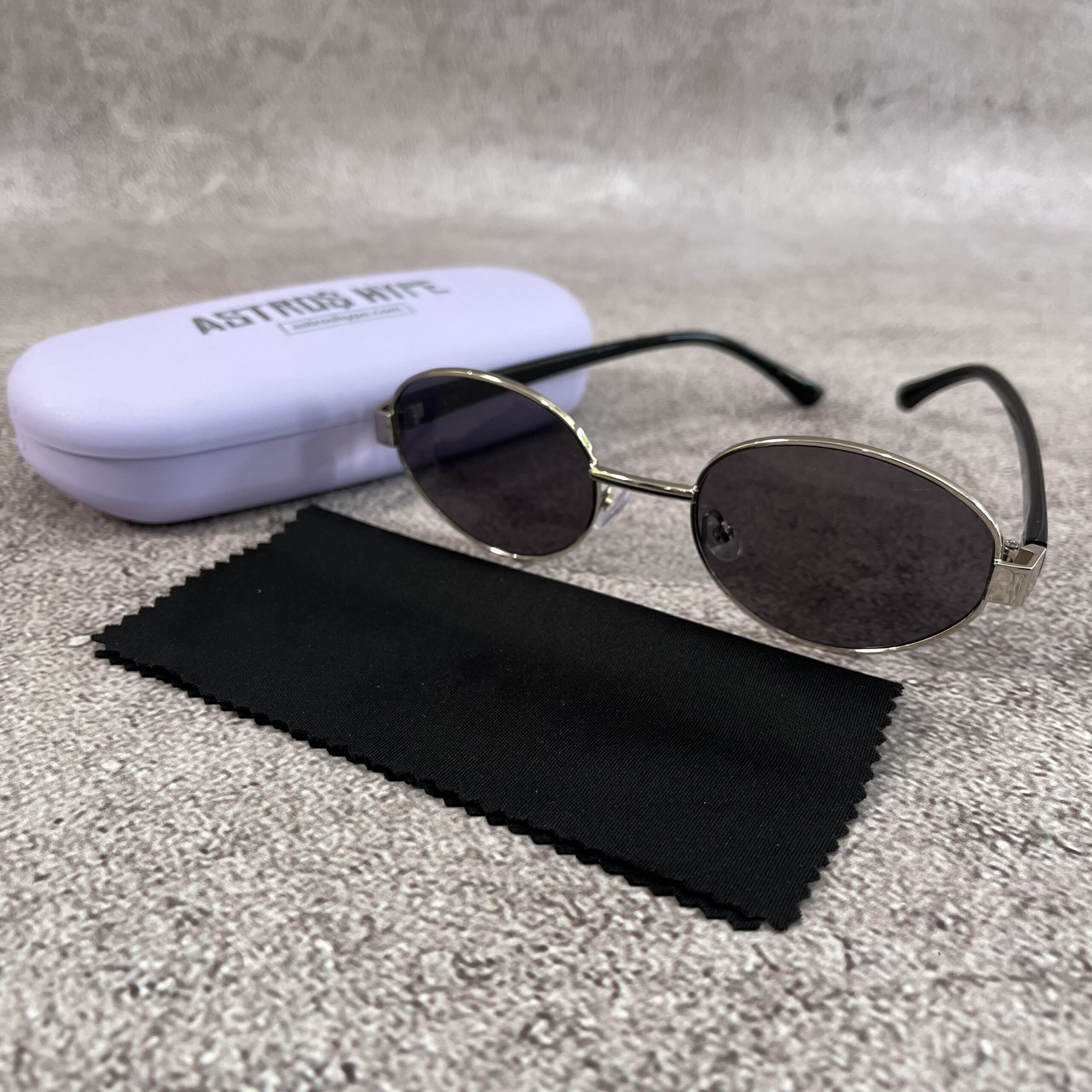 Gafas Nova Oval Silver Black - Imagen 4