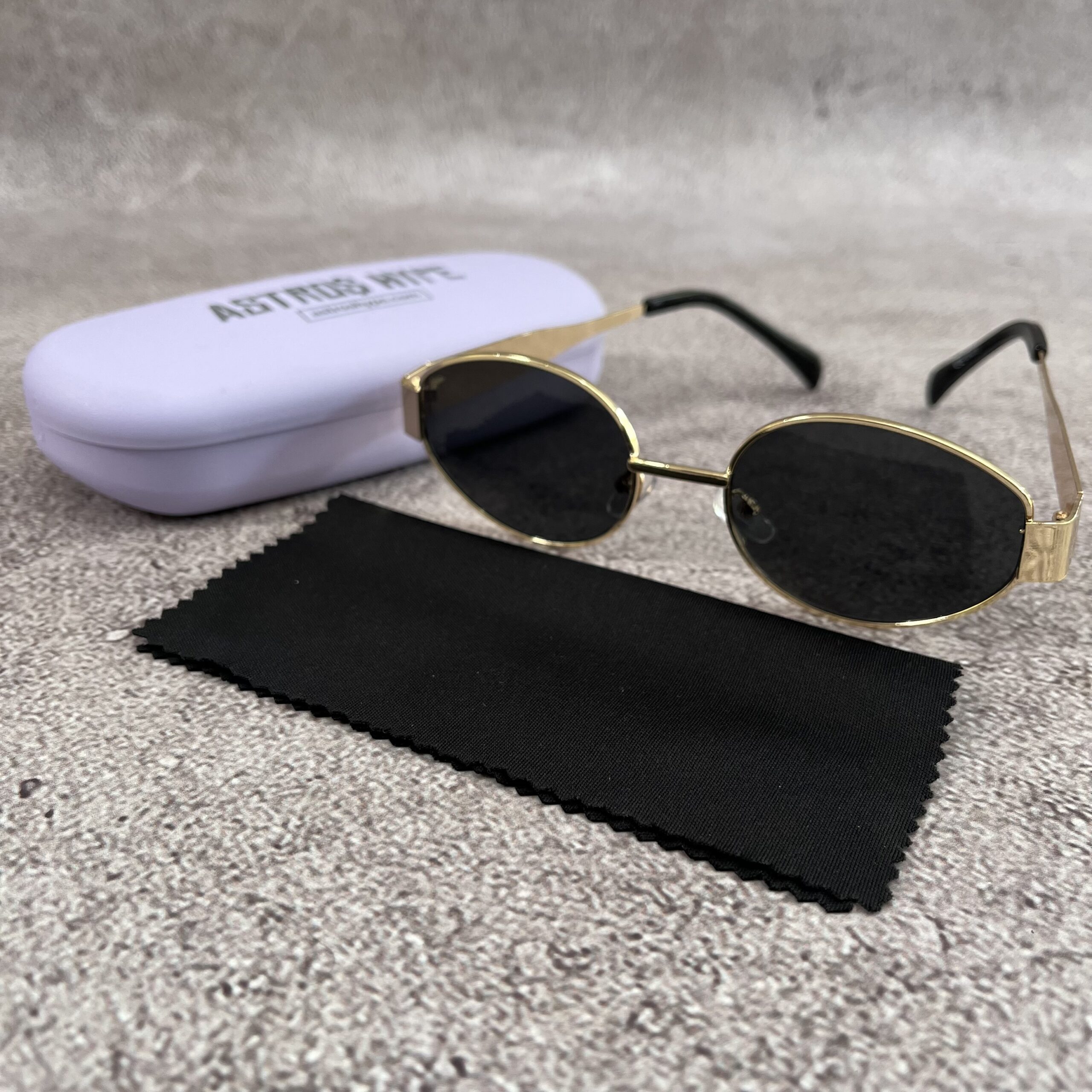 Gafas Nova Oval Gold Black - Imagen 4