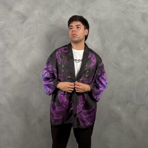 Haori Oni Nebula Violeta