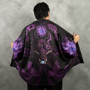 Haori Oni Nebula Violeta