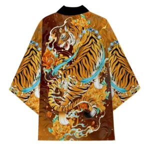 Haori tigre dorado
