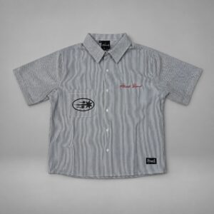 Camisa de Seersucker boxy fit “Oval”