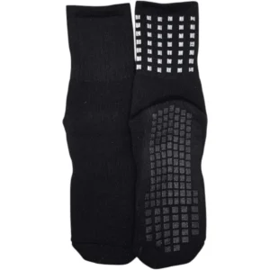 Deportiva Antideslizante Base Negra Detalle Blanco