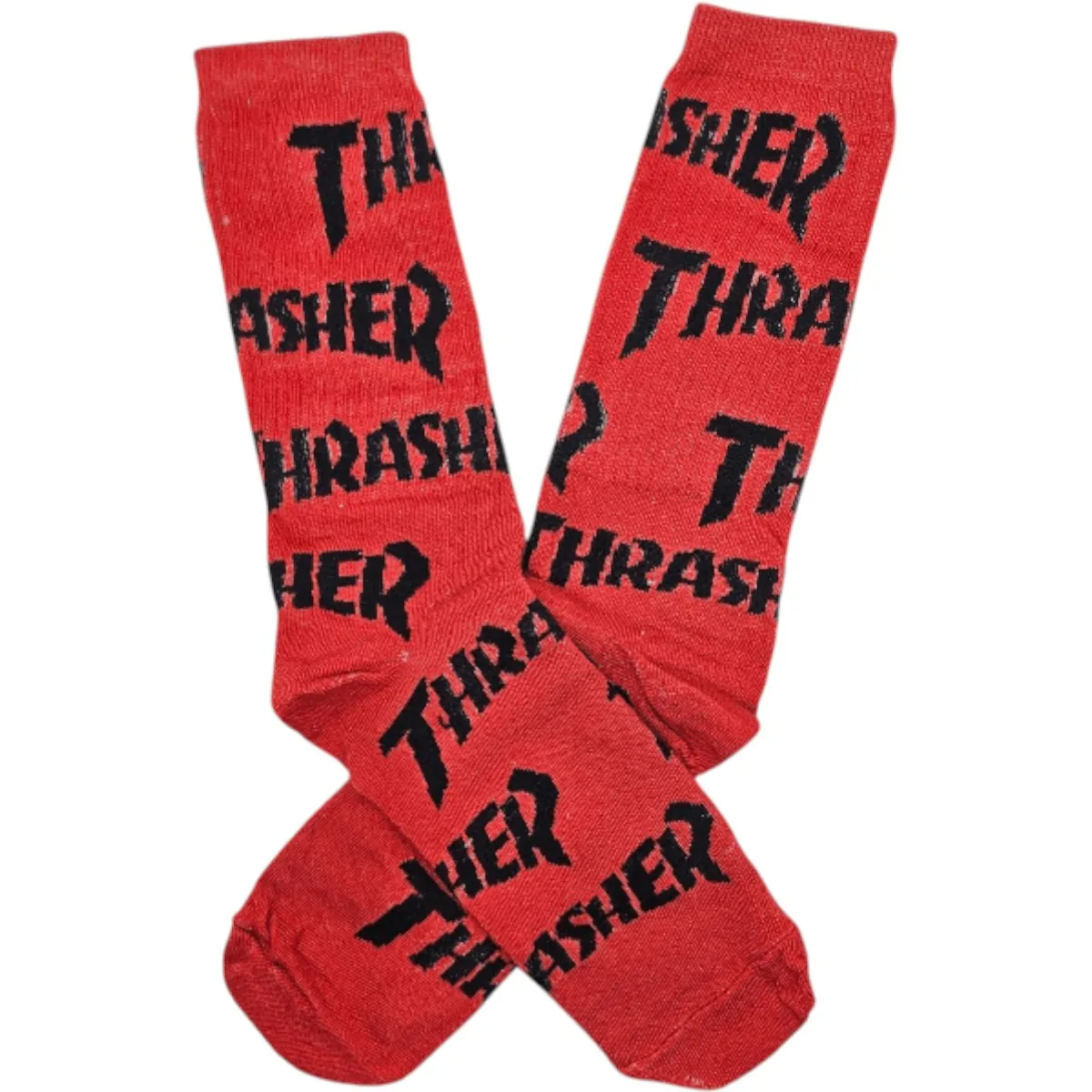Medias Thrasher multi Roja letras negras