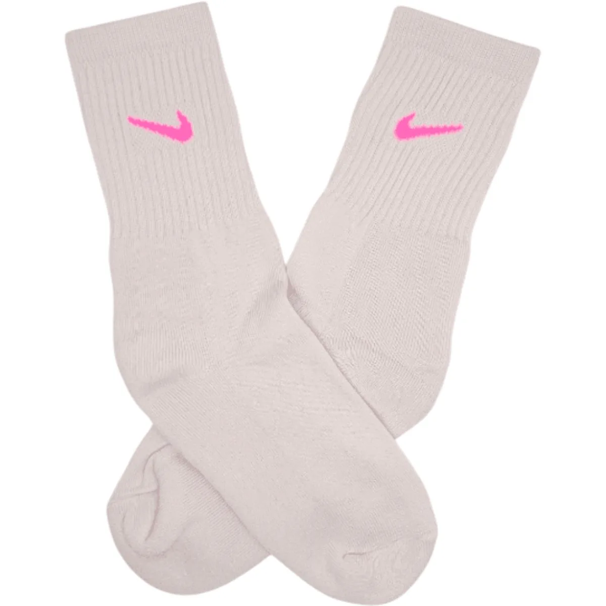 Medias rosas pipa fucsia con toalla Nike