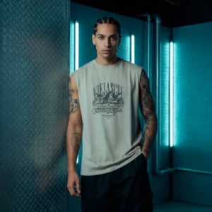 Remera Sin Manga Calling Angels Vieja Scul